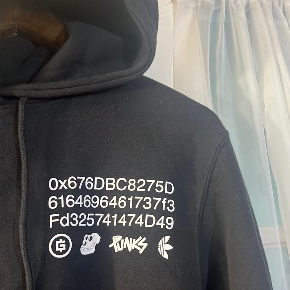 Adidas x Bored Ape Yacht Club x Punks Comic Into The Metaverse Hoodie Size XS - Picture 5 of 13
